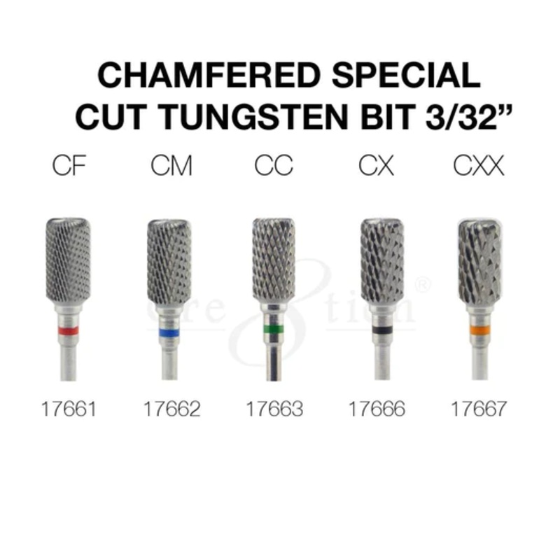 Cre8tion Chamfered Special Cut Tungsten Bit 3/32″ CF