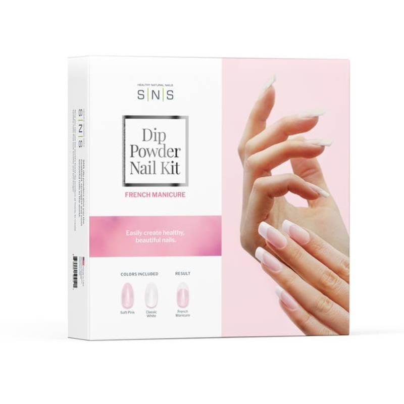SNS Dip Powder Nail Kit – French Manicure (DIY)