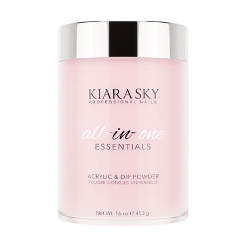 Kiara Sky All-in-one Powder Essentials Refill Size (16oz/ 453g) – Light Pink – DMLP16