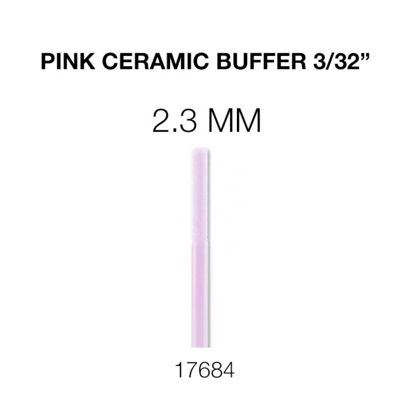 Cre8tion – Pink Ceramic Buffer Nail Filing Bit – 3/32