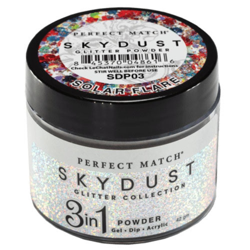 Perfect Match Sky Dust Glitter 3in1 Powder – SDP03 Solar Flare