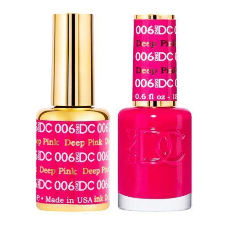DND DC Gel Nail Polish – 006 Deep Pink Gel Polish & Lacquer