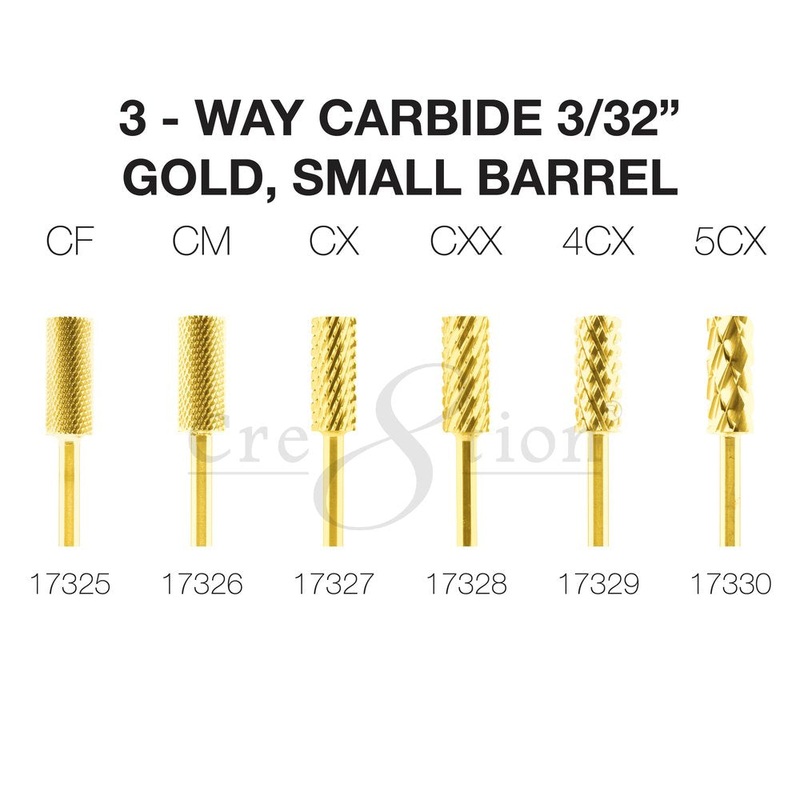 Cre8tion 3-Way Carbide Gold, Small Barrel 3/32″ CF