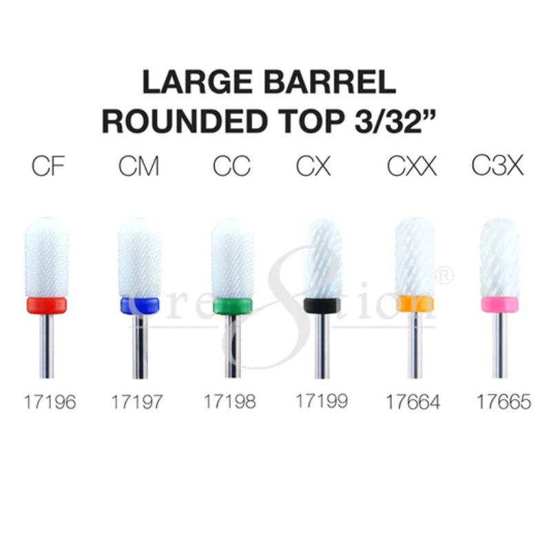 Cre8tion Ceramic Large Barrel – Rounded Top – 3/32″ CF