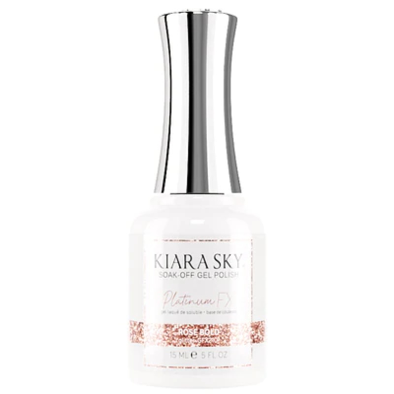 Kiara Sky Platinum FX Gel Polish – Rose Bold – GFX210