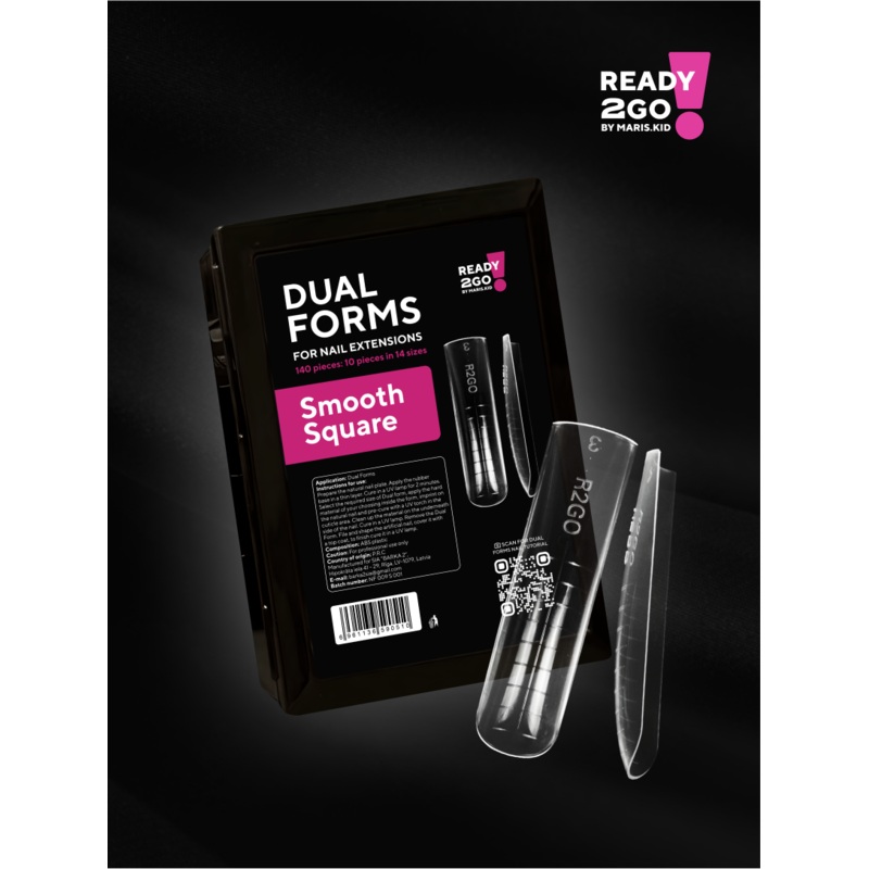 R2GO Dual Tips Smooth Square 140 Stk. von MARIS.KID 1 Packung